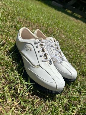NWT(flawed)Women’s White Calloway golf shoes 7